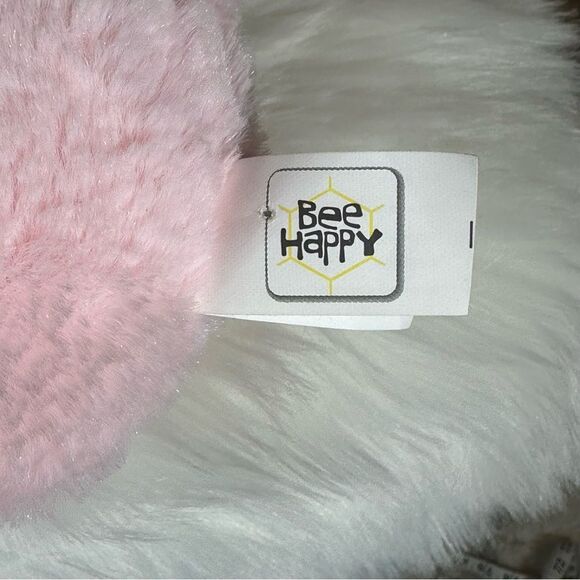 Plush Dog Toy - Tan and Pink - Picture 5 of 9